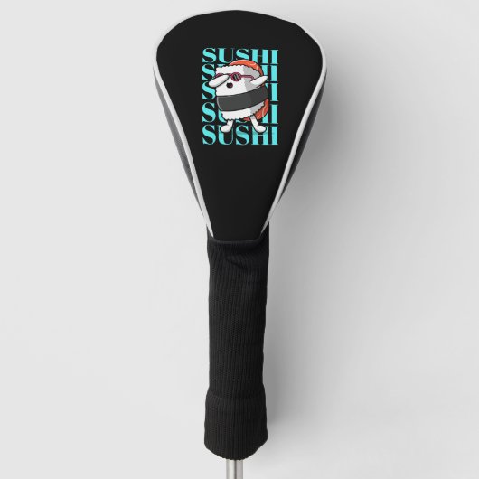 Fun Kawaii Sushi Dab Golf Headcover (Vorderseite)