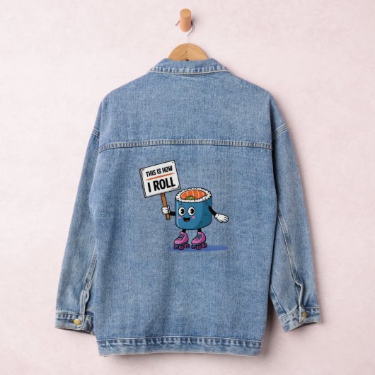 Fun Kawaii Sushi Rolli Jeansjacke (Hangar)