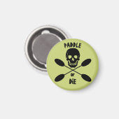 Fun Kayak Pirate Magnet (Vorderseite/Rückseite)