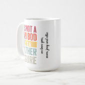 Fun kein Vater-Bod-Vater Abbildung Geschenk. Kaffeetasse (Vorderseite Links)