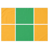 Fun Kelly Green Golden Yellow Windows Stripes Tischdecke (Vorderseite (Horizontal))
