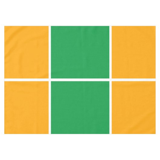 Fun Kelly Green Golden Yellow Windows Stripes Tischdecke (Vorderseite (Horizontal))