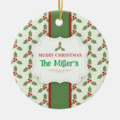 FUN! Keramik Ornament - Personalisiert - Name hinz (Vorne)