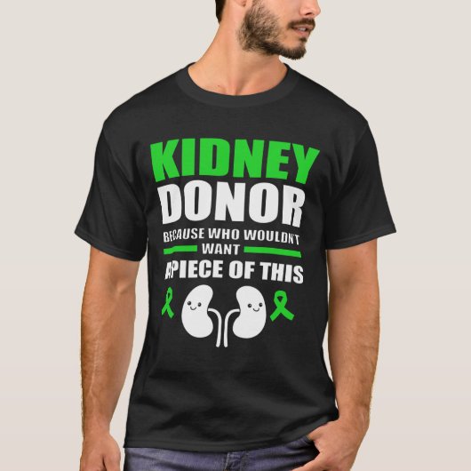 Fun Kidney Stone Niere Spender T-Shirt (Vorderseite)