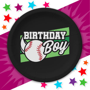 Fun Kids Baseball Party Zuhause Laufen Geburtstag  Pappteller