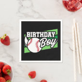 Fun Kids Baseball Party Zuhause Laufen Geburtstag  Serviette (Beispiel)
