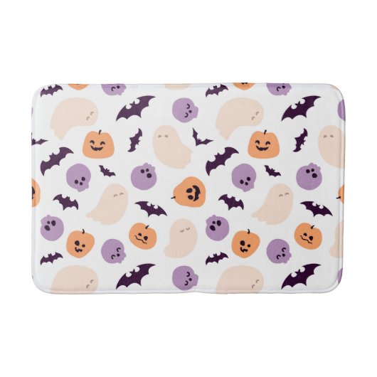 Fun Kids Halloween Muster Badematte (Vorderseite)