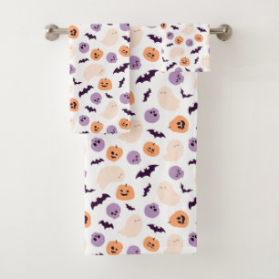 Fun Kids Halloween Muster Badhandtuch Set