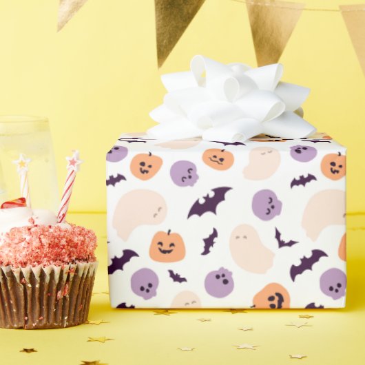 Fun Kids Halloween Muster Geschenkpapier (Geburtstagsparty)