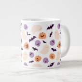 Fun Kids Halloween Muster Jumbo-Tasse (Vorderseite Rechts)