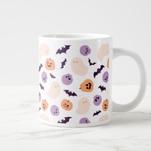 Fun Kids Halloween Muster Jumbo-Tasse (Rechts)