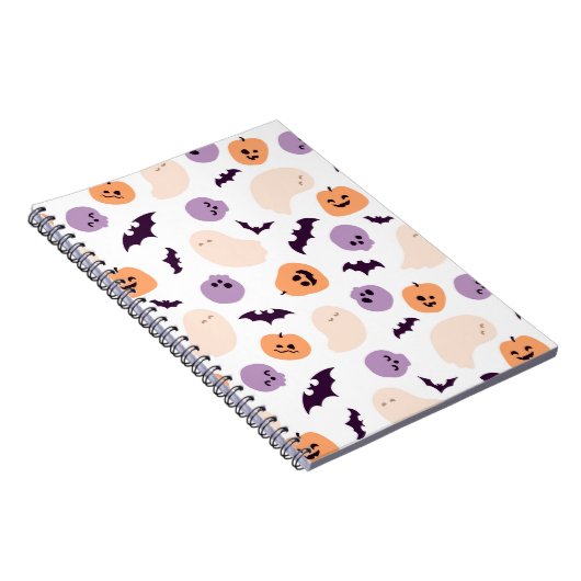 Fun Kids Halloween Muster Notizblock (Rechte Seite)