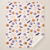 Fun Kids Halloween Muster Sherpadecke (Vorderseite)