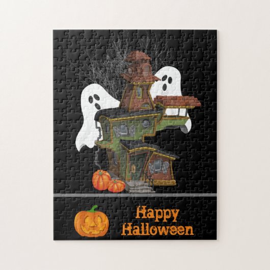 Fun Kids Halloween Spuk House Puzzle (Vertikal)