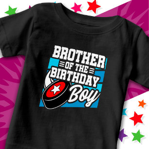 Fun Kids Hockey Party Bruder des Geburtstagskinder Baby T-shirt