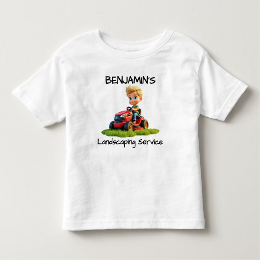 Fun Kids Rasenmäher T - Shirt oder Bodysuit (Vorderseite)