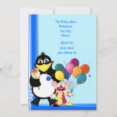 Fun-Kindergeburtstag-Party Einladung (Rückseite)
