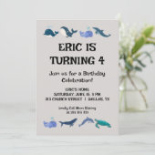 Fun-Kindergeburtstag-Party Einladung (Stehend Vorderseite)