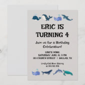 Fun-Kindergeburtstag-Party Einladung (Vorne/Hinten)