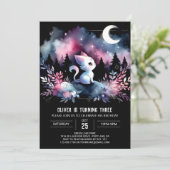 Fun Kitten Cat Birthday Einladung (Stehend Vorderseite)