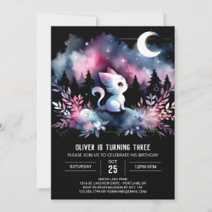 Fun Kitten Cat Birthday Einladung