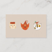 Fun Kitty Cat Baby Shower Geschenk Registrierung Q Begleitkarte (Rückseite)