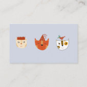 Fun Kitty Cat Baby Shower Geschenk Registrierung Q Begleitkarte (Rückseite)