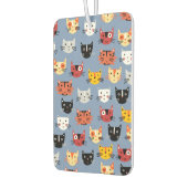 Fun Kitty Cat Pattern Blau Autolufterfrischer (Links)
