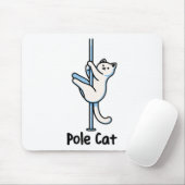 Fun Kitty Lover Spaß Cat Playing A Dancer Gag Uni Mousepad (Mit Mouse)