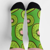 Fun Kiwi Fruit Personalisiert Socken (Oben)