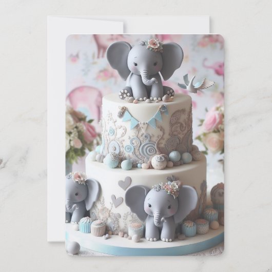 FUN KLEINE ELEPHANER LAYER CAKE (Vorderseite)