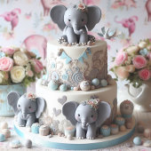 FUN KLEINE ELEPHANER LAYER CAKE