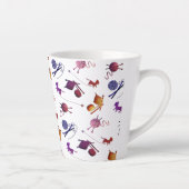 Fun Knitting Pattern Mug For Fiber Artists Milchtasse (Rechts)
