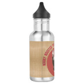 FUN Körbensack-Design auf einer Wasserflasche (Links)