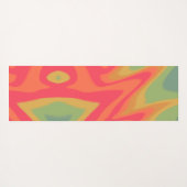 Fun Krawatte getaucht Inspiriert farbenfroh Abstra Yogamatte (Rückseite (Horizontal))