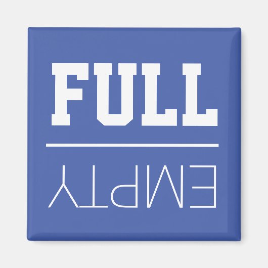 Fun Kühlschrank | Leer oder Vollständig Magnet (Vorne)