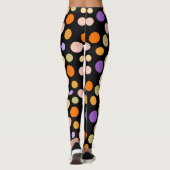 Fun Kürbis bunt Halloween Leggings (Rückseite)