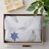 Fun Küstenseashell blau 10lb Gewebepapier, weiß Seidenpapier (Geschenk)