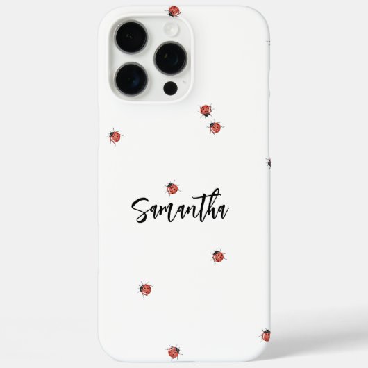 Fun Ladybug Case-Mate iPhone Hülle (Rückseite)