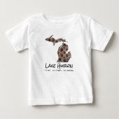 Fun Lake Huron Große Staat Staat Petoskey Steine Baby T-shirt (Vorderseite)