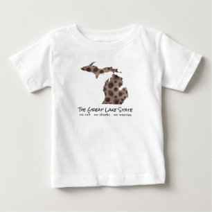 Fun Lake Michigan Grosser Staat Staat Petoskey Fel Baby T-shirt
