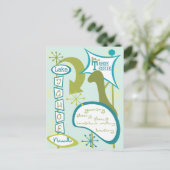 Fun Lake Tahoe Illustration Postkarte (Stehend Vorderseite)