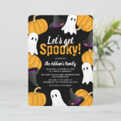 Fun 'Lasst uns spöttisch werden!' Halloween-Party- Einladung (Stehend Vorderseite)