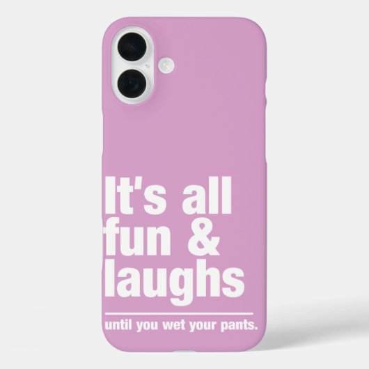 FUN & LAUGHS benutzerdefinierte Farbe iPhone Case- Case-Mate iPhone Hülle (Rückseite)