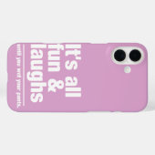 FUN & LAUGHS benutzerdefinierte Farbe iPhone Case- Case-Mate iPhone Hülle (Rückseite (Horizontal))