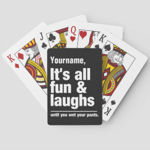 FUN & LAUGHS - benutzerdefinierte Farbspielkarten Spielkarten