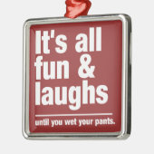 FUN & LAUGHS-Farbdekoration Ornament Aus Metall (Links)
