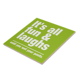 FUN & LAUGHS-Farbfliesen Fliese