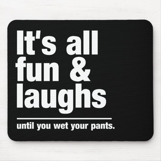 FUN & LAUGHS-Farbmousepad Mousepad (Vorne)