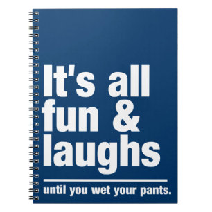 FUN & LAUGHS-Farbnotebook Notizblock
